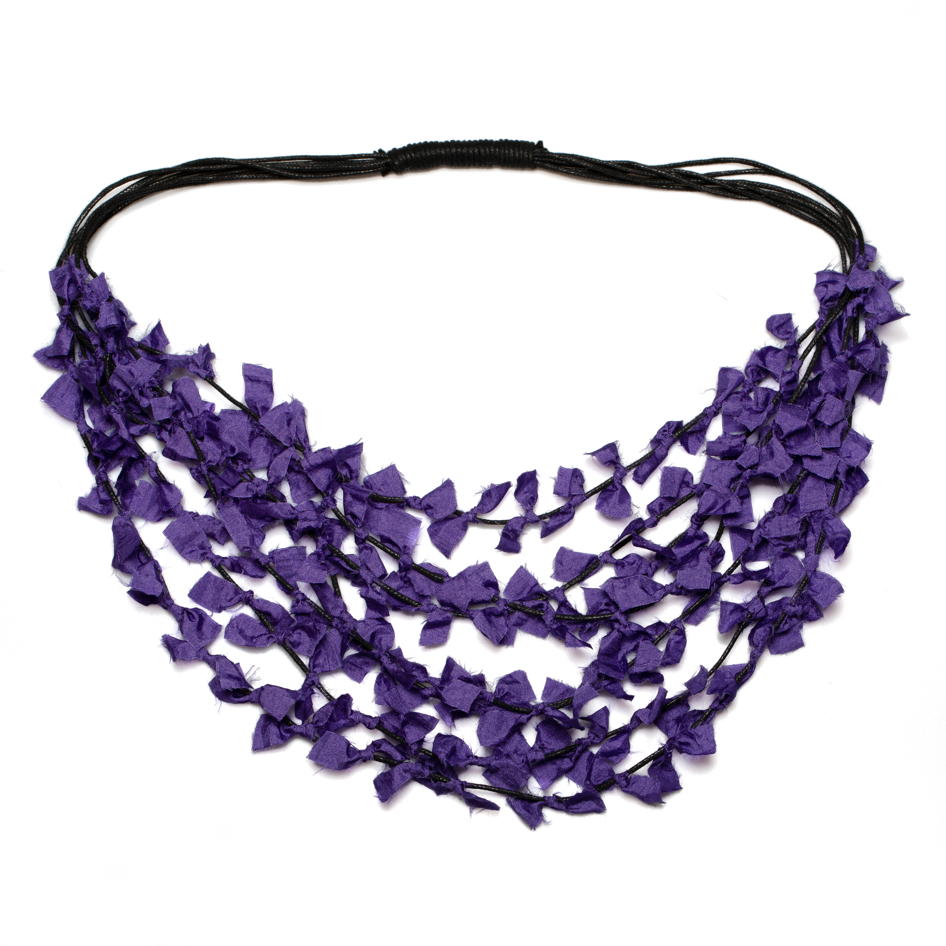 Multi Strand Fabric Necklace - Stylish and Versatile Multi Strand Necklace - Shopthatapp.ca