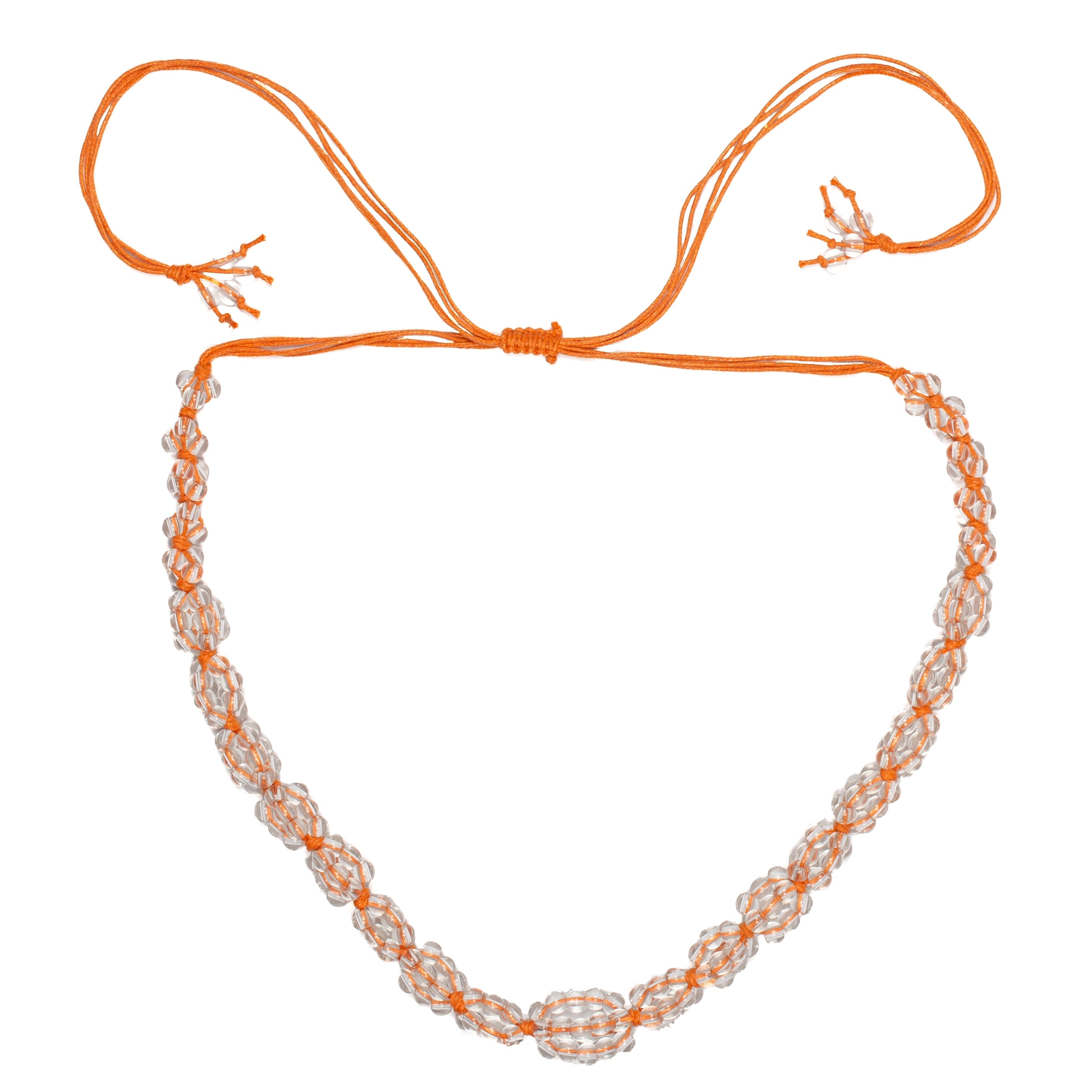 Long Glass Cluster Bead Necklace - Shopthatapp.ca