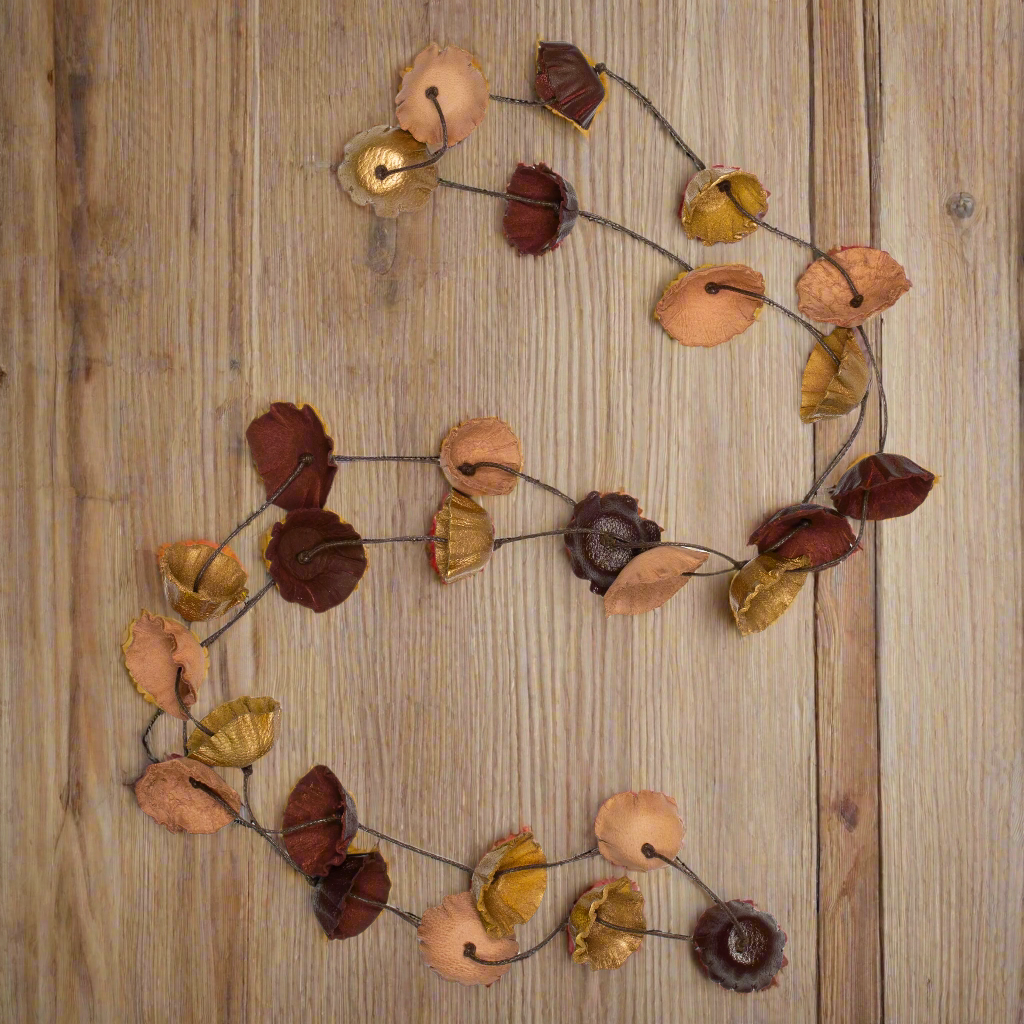 Long Leather Cup Necklace - Shopthatapp.ca
