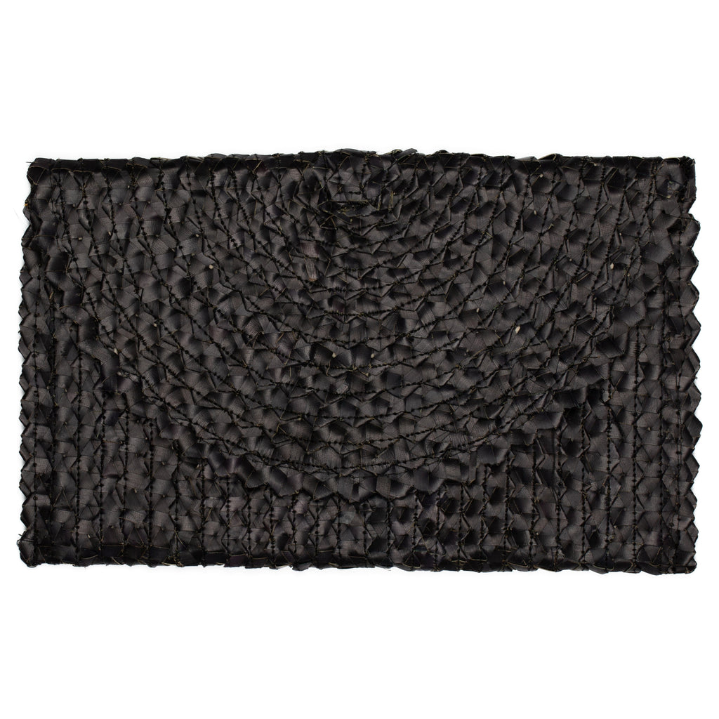 Pandan Leaf Clutch Purse - Black - Shopthatapp.ca