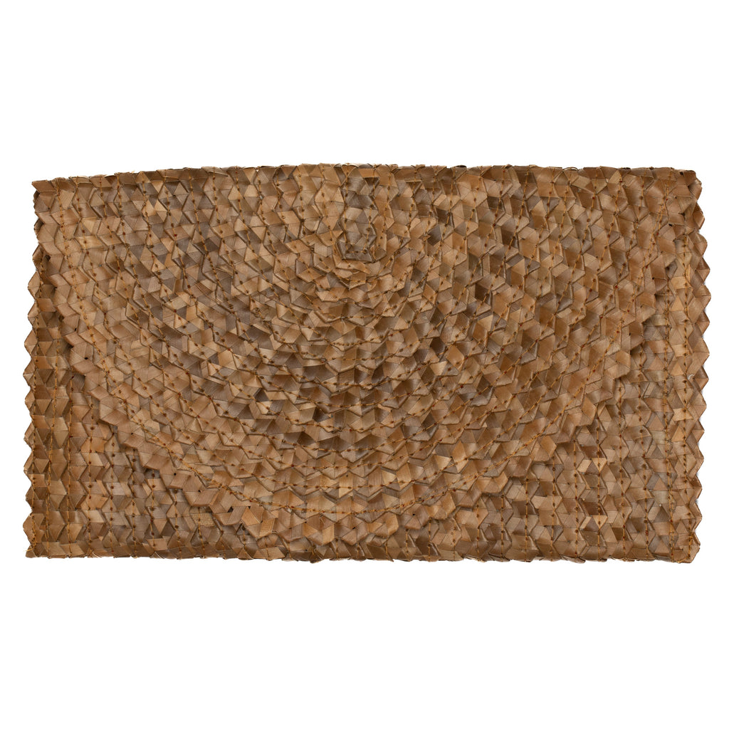 Pandan Leaf Clutch Purse - Brown - Shopthatapp.ca