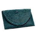 Pandan Leaf Clutch Purse - Blue - Shopthatapp.ca