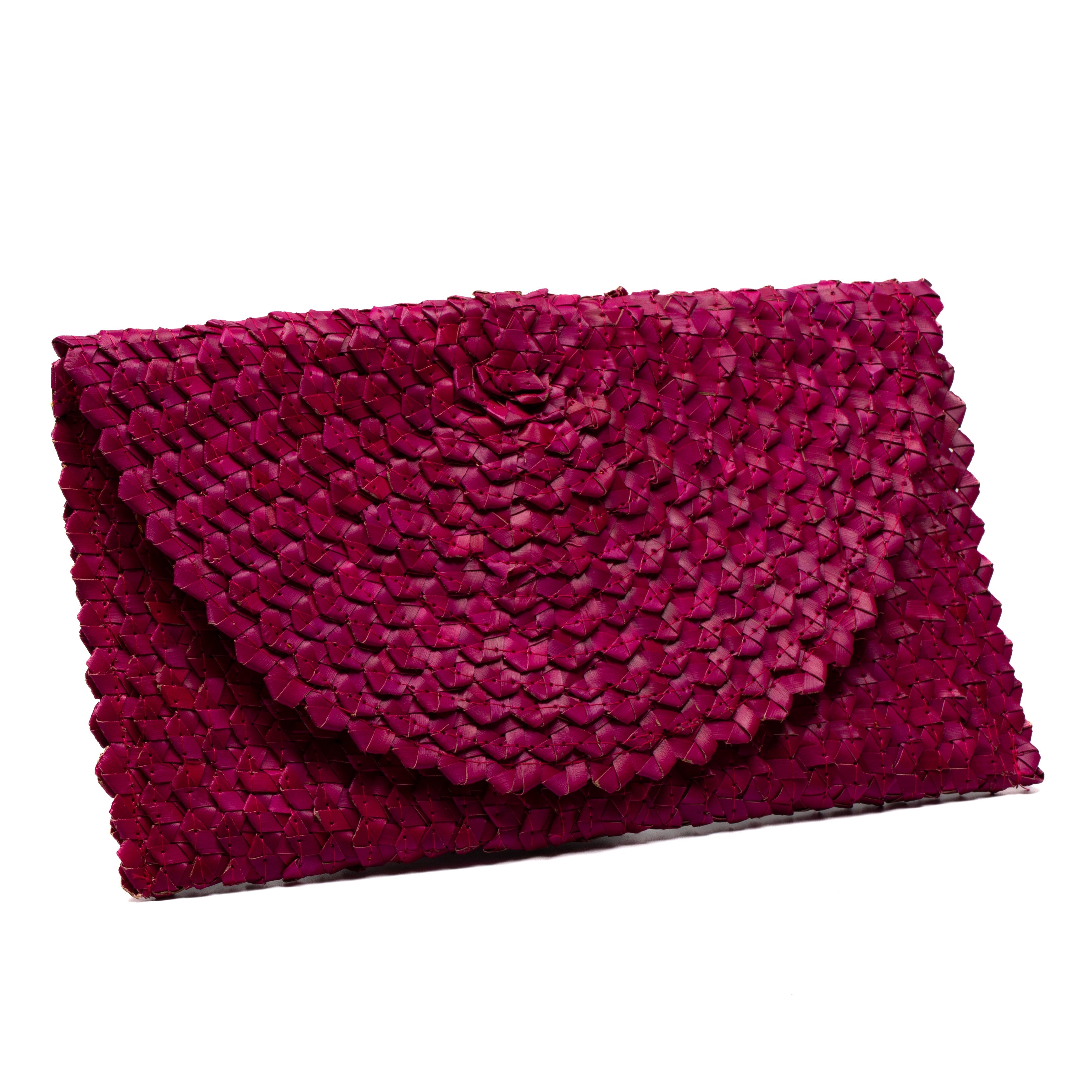 Pandan Leaf Clutch Purse - Pink - Shopthatapp.ca