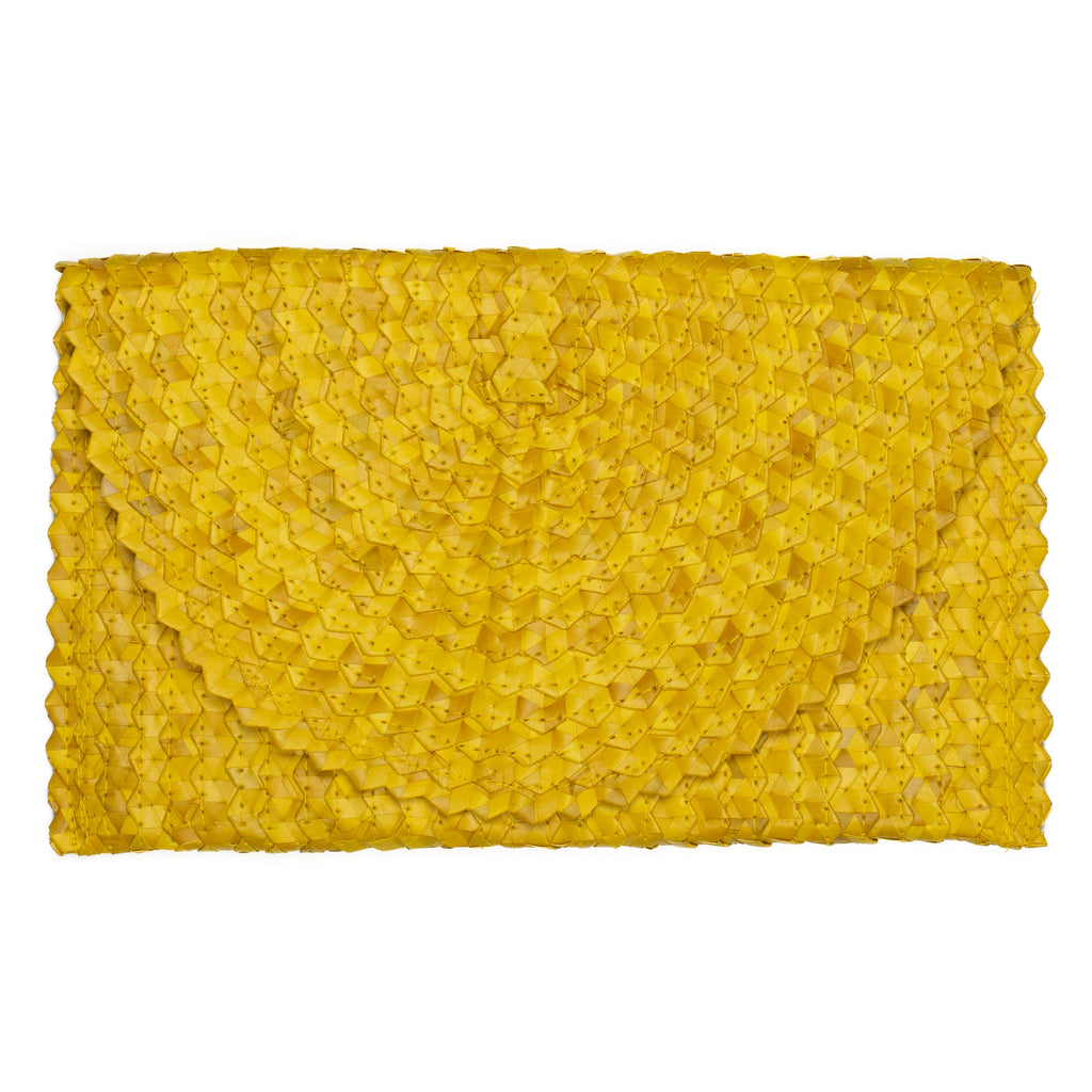 Pandan Leaf Purse Yellow - Stylish Clutch for Every Occasion - Shopthatapp.ca