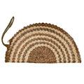 Pandan Leaf Clutch Purse - Half Moon Design in Naturals Mix - Shopthatapp.ca