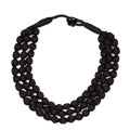 Triple Strand Fabric Ball Necklace - Shopthatapp.ca