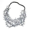 Multi Color Fabric Tie Necklace for a Stylish Statement - Shopthatapp.ca