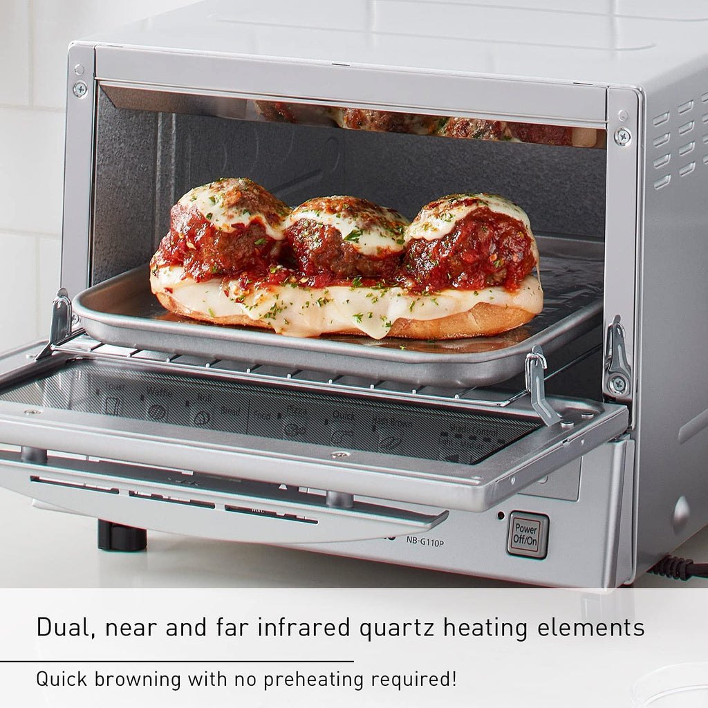 PANASONIC FlashXpress Double Infrared Toaster Oven - Refurbished with Home Essentials warranty - NB-G110P - Shopthatapp.ca