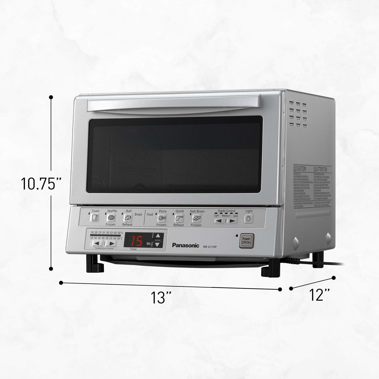 PANASONIC FlashXpress Double Infrared Toaster Oven - Refurbished with Home Essentials warranty - NB-G110P - Shopthatapp.ca