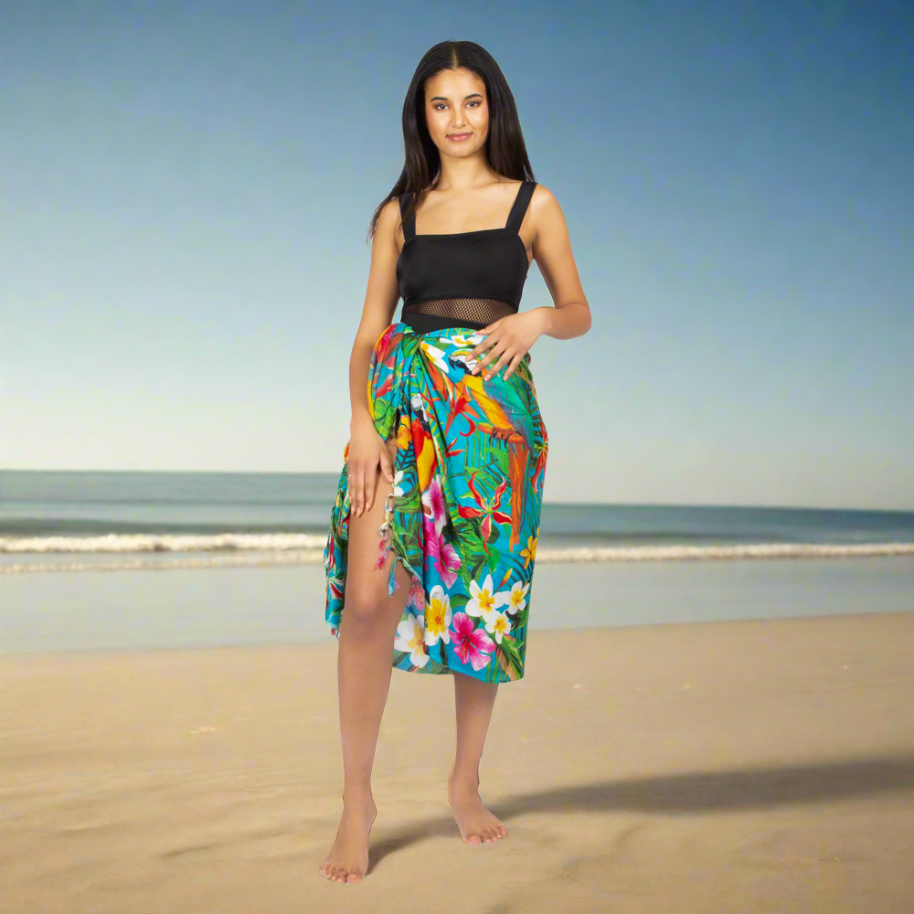Parrot Print Sarong - Shopthatapp.ca