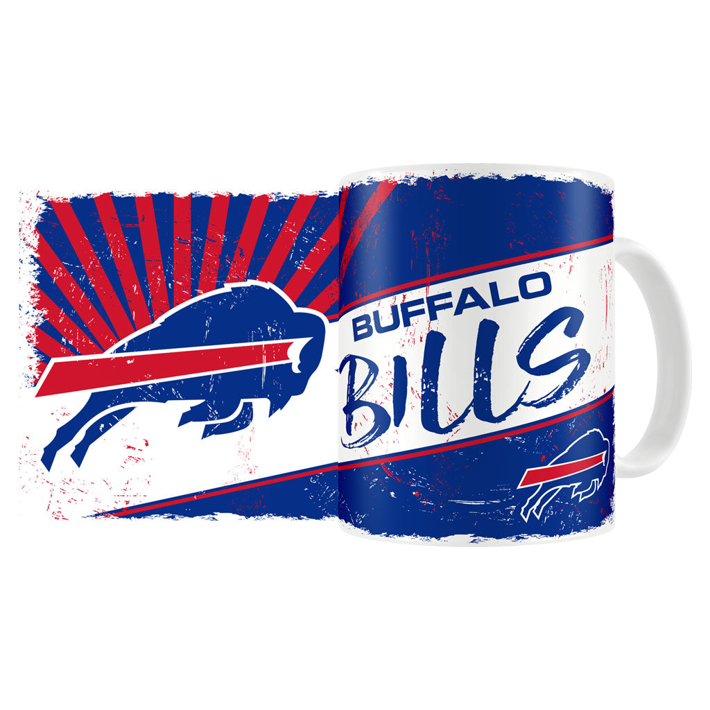 Buffalo Bills Mug & Coaster Set - 2 Pack 15oz Mugs | 8 Pack Coasters - Www.Shopthatapp.ca