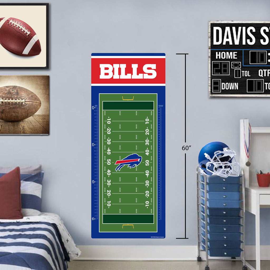 Buffalo Bills Decal - 24" x 60" Growth Chart - Www.Shopthatapp.ca