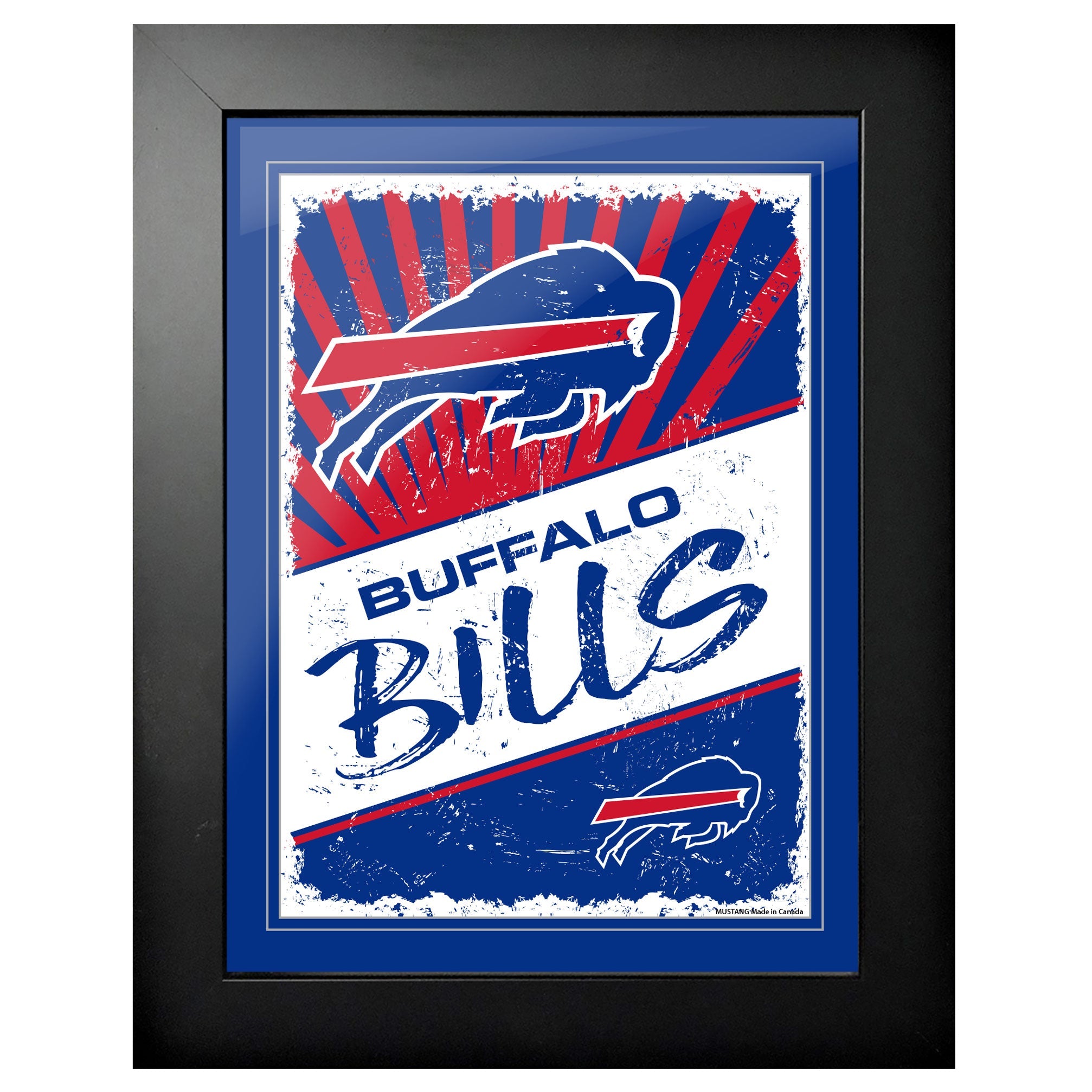 Buffalo Bills Art - 12" x 16" Classic Frame - Www.Shopthatapp.ca