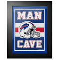 Buffalo Bills Art - 12" x 16" Man Cave Frame - Www.Shopthatapp.ca