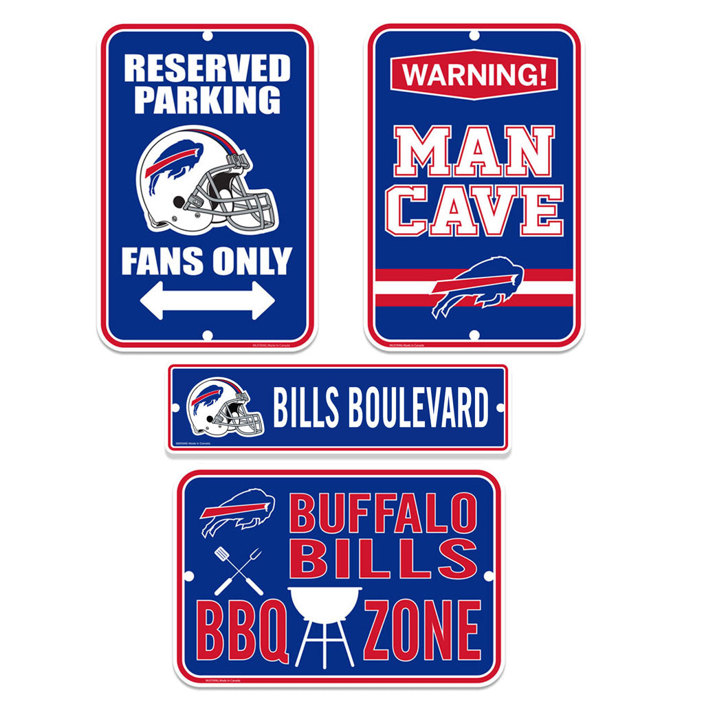 Buffalo Bills Signs - 4 Pack Fan Set - Www.Shopthatapp.ca