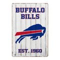 Buffalo Bills Sign - 24" x 16" Established Faux Wood - Www.Shopthatapp.ca