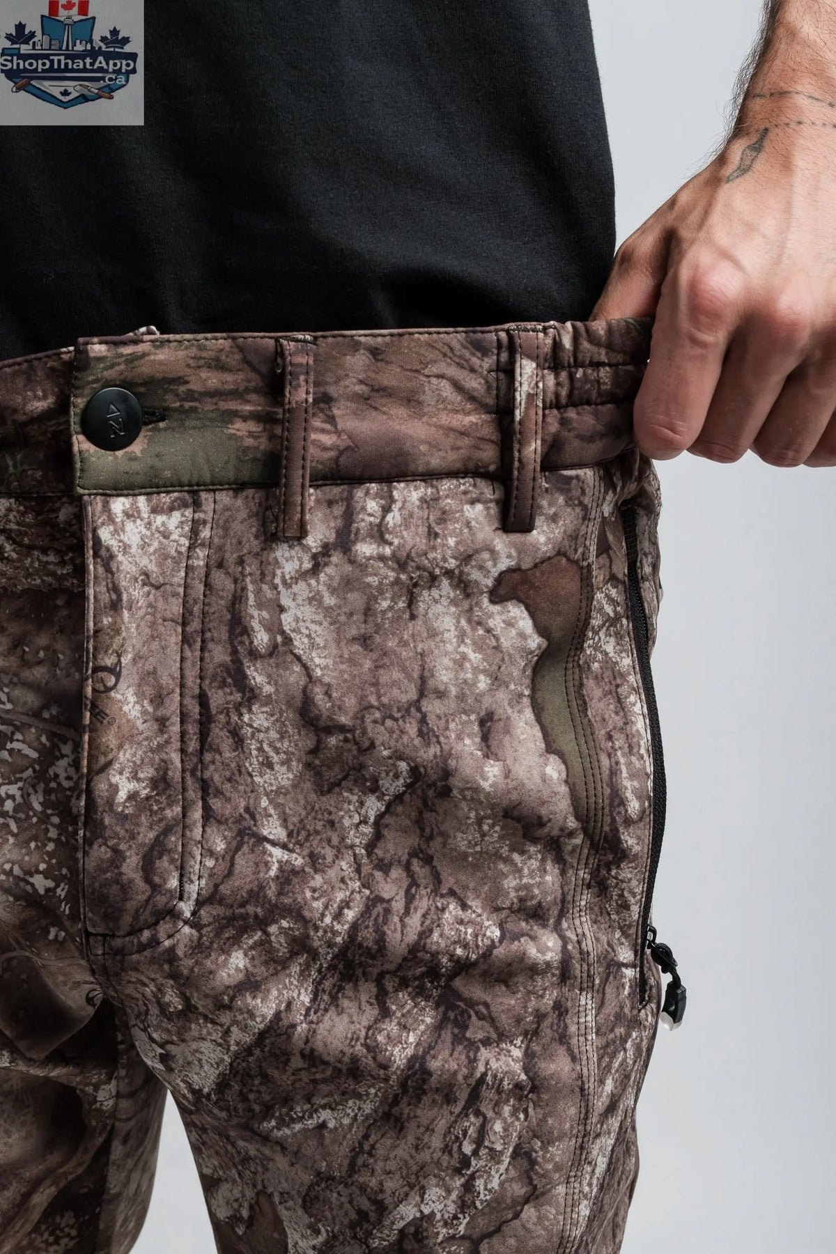 Men's Water Resistant Camo Pants for Outdoor Adventure - Shopthatapp.ca