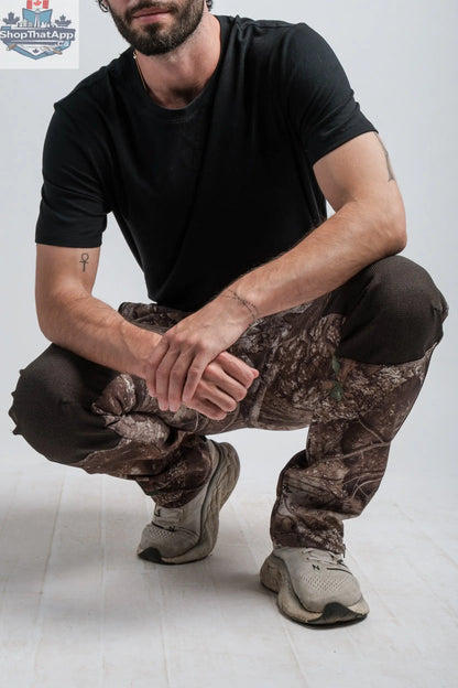 Men's Water Resistant Camo Pants for Outdoor Adventure - Shopthatapp.ca