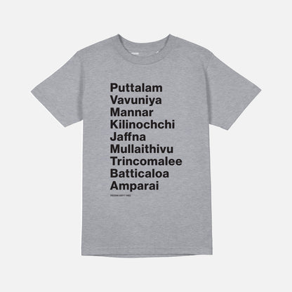 Freedom 83 The Northern Provinces of Sri Lanka T-Shirt – Grey-T-Shirt-www.Shopthatapp.ca-Freedom 83