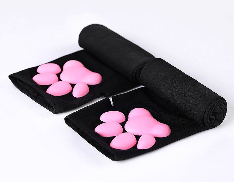Cat Paw Sleeves with 3D Cat Paw Paddings Anime Style Velvet Cosplay Sleeves - Shopthatapp.ca