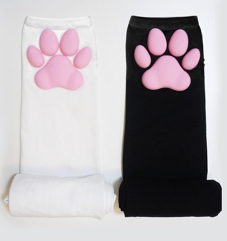 Cat Paw Sleeves with 3D Cat Paw Paddings Anime Style Velvet Cosplay Sleeves - Shopthatapp.ca