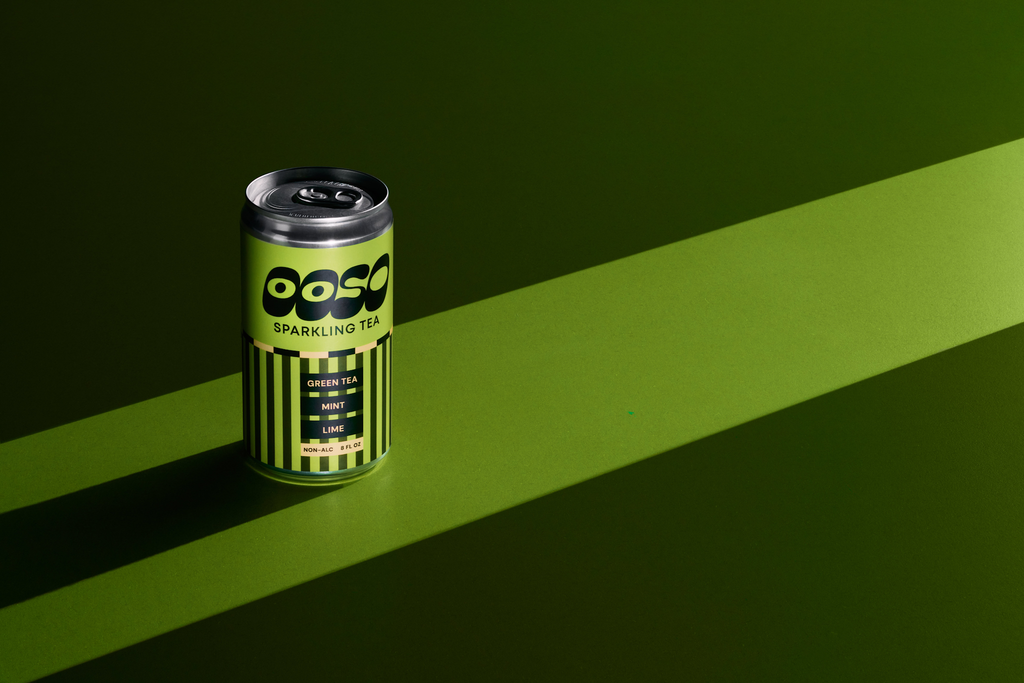 OOSO Green Tea Mint Lime Refreshing Beverage