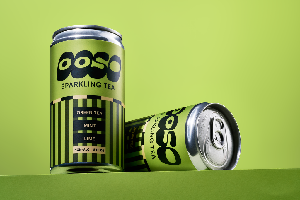 OOSO Green Tea Mint Lime Refreshing Beverage