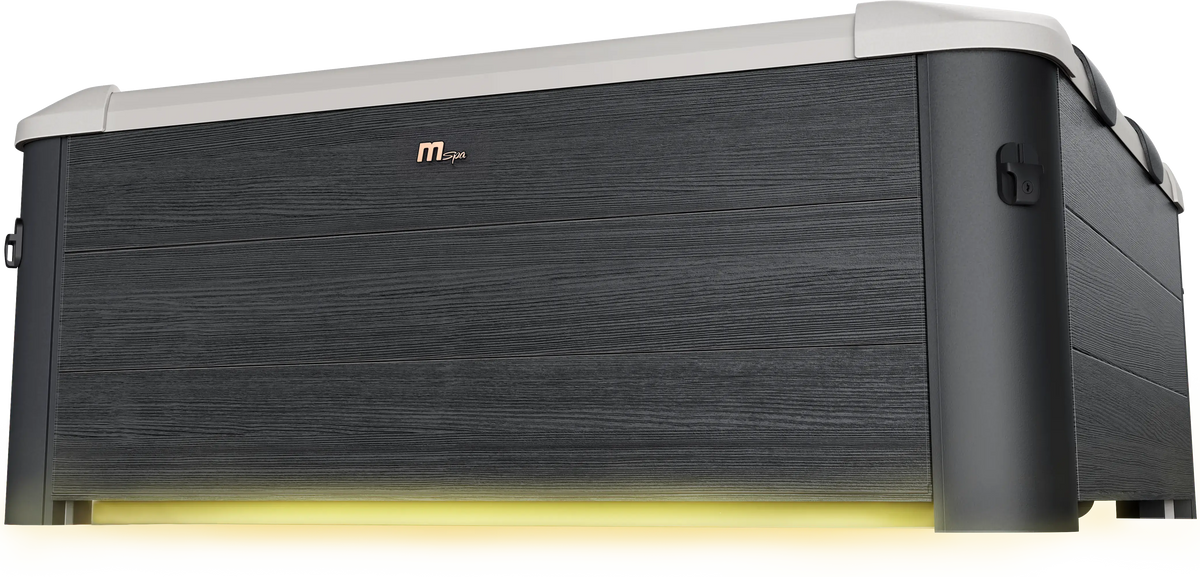 Zoppinh MSPA Oslo hot tub spa for six people with a sturdy frame, featuring seating and water jets for relaxation.