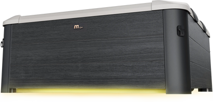 Zoppinh MSPA Oslo hot tub spa for six people with a sturdy frame, featuring seating and water jets for relaxation.