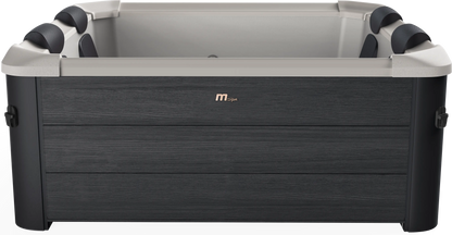 Zoppinh MSPA Oslo hot tub spa with a sturdy frame, seating for six, and built-in jets for relaxation.