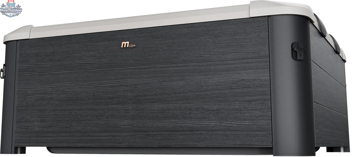 Zoppinh MSPA Oslo hot tub spa with six seats in a sturdy frame, featuring built-in jets and modern design for relaxing outdoor use.