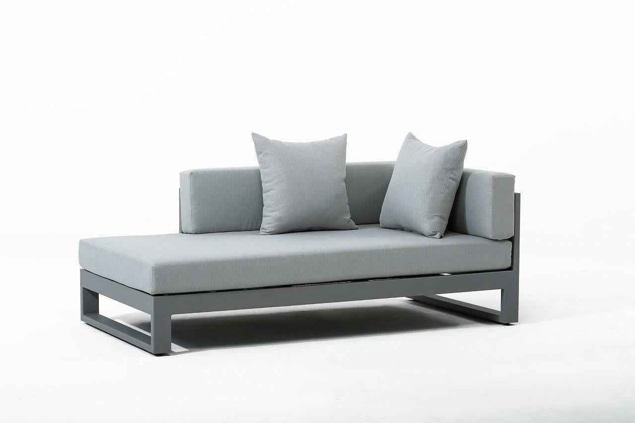 Oasis 3-Piece Aluminum Outdoor Sectional