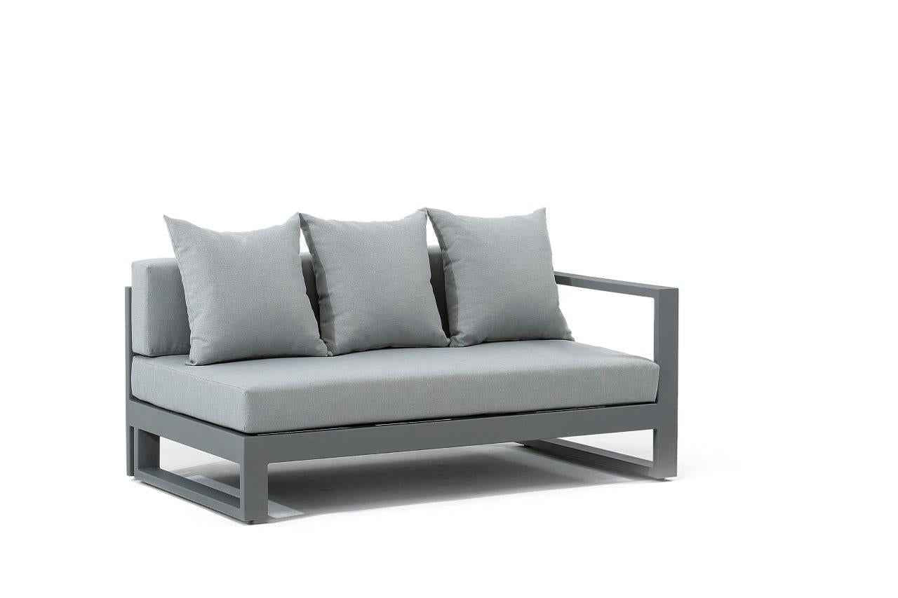 Oasis 3-Piece Aluminum Outdoor Sectional