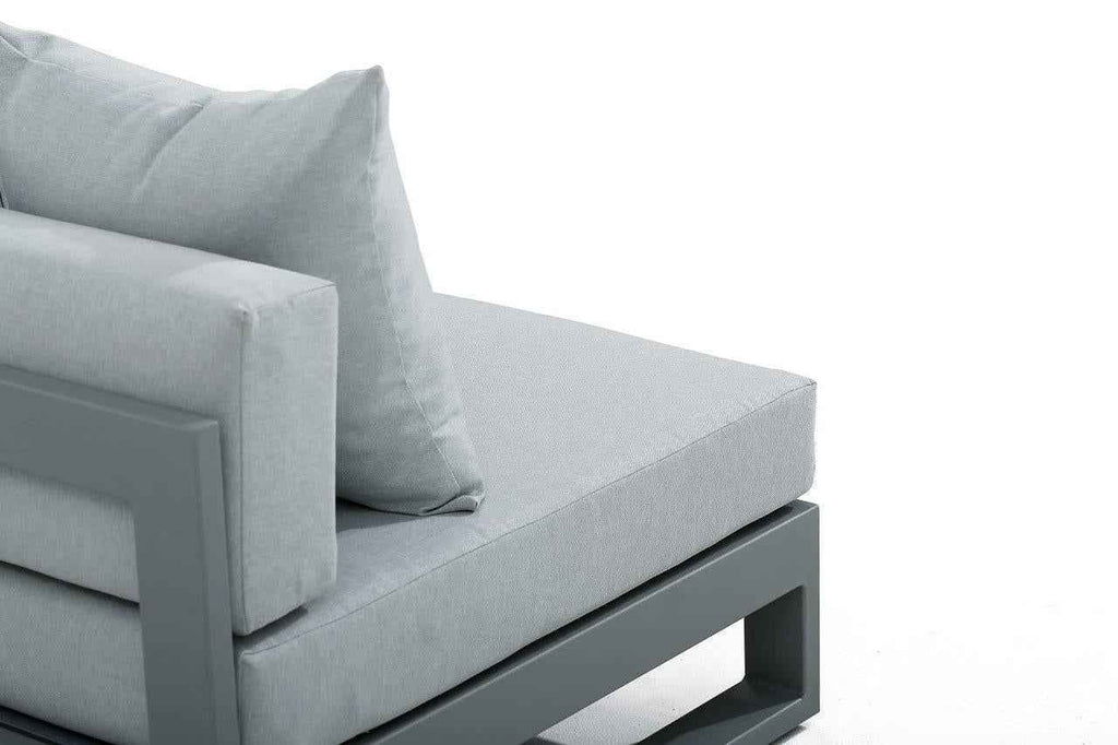 Oasis 3-Piece Aluminum Outdoor Sectional