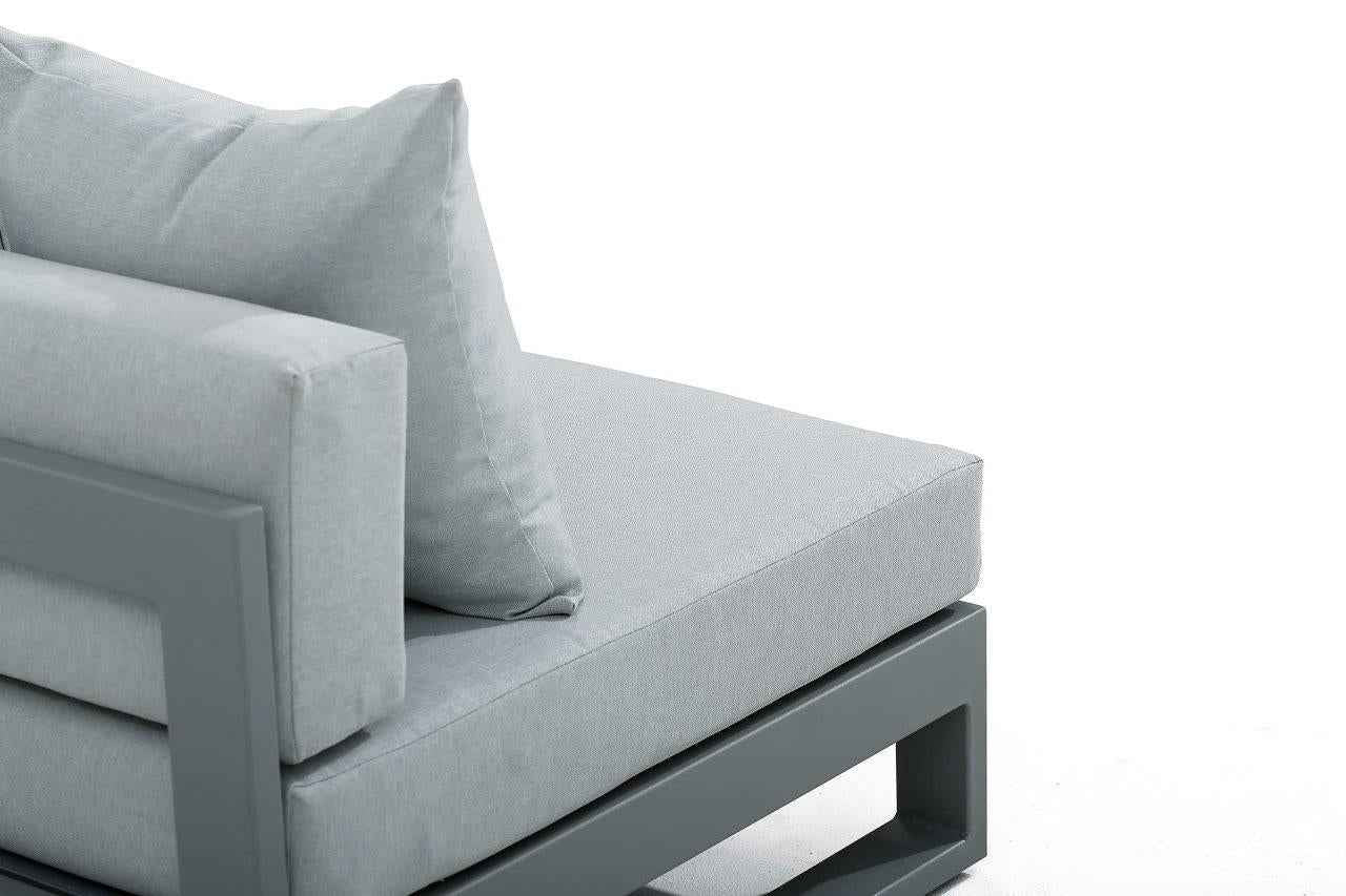 Oasis 3-Piece Aluminum Outdoor Sectional