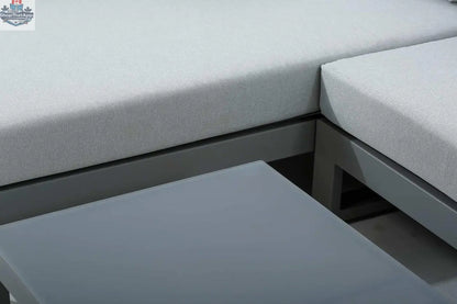 Enclover Oasis sectional sofa with plush cushions and modern design, perfect for contemporary living room comfort.