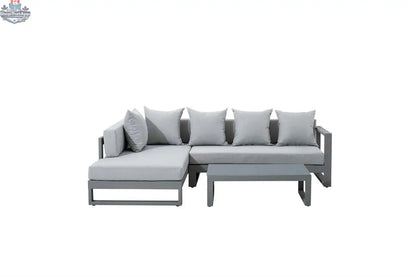 Enclover Oasis sectional sofa with modern design, featuring three interconnected pieces and plush cushions for stylish living room comfort.