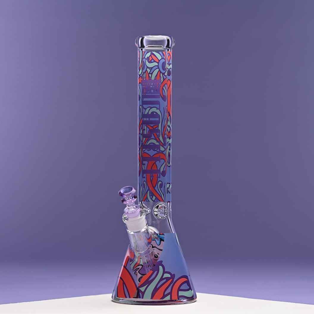 16" Octopus Beaker Bong - 9mm Thick Glass