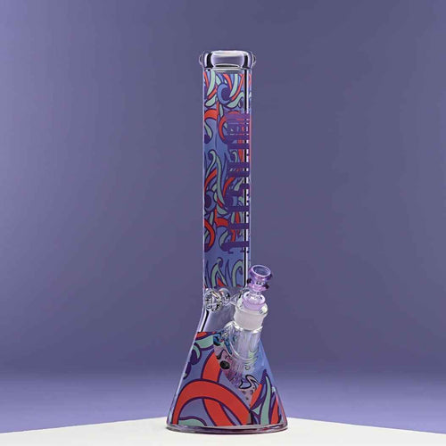 16" Octopus Beaker Bong - 9mm Thick Glass