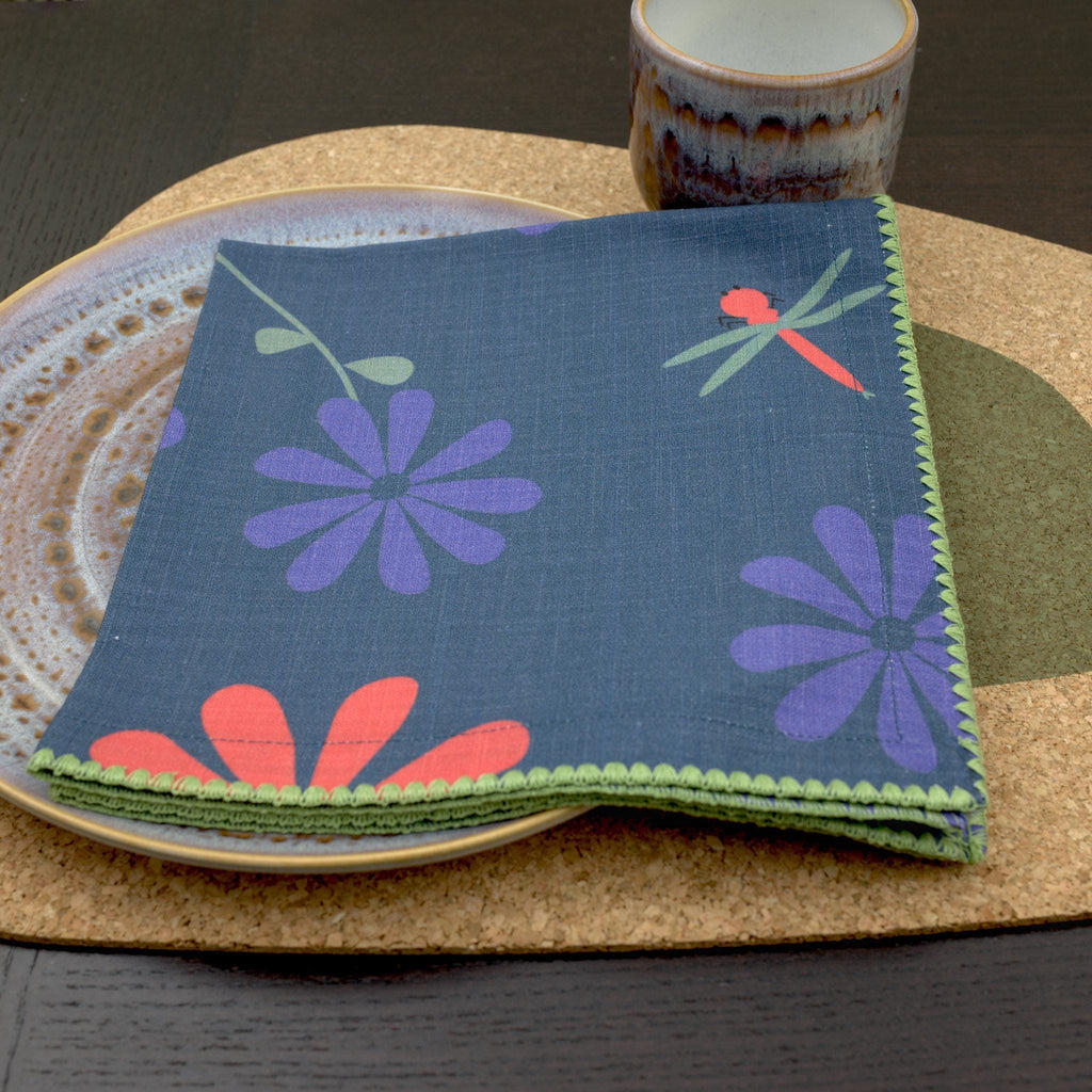Shy Dragonfly Dinner Napkins (4 Versions) - Shopthatapp.ca