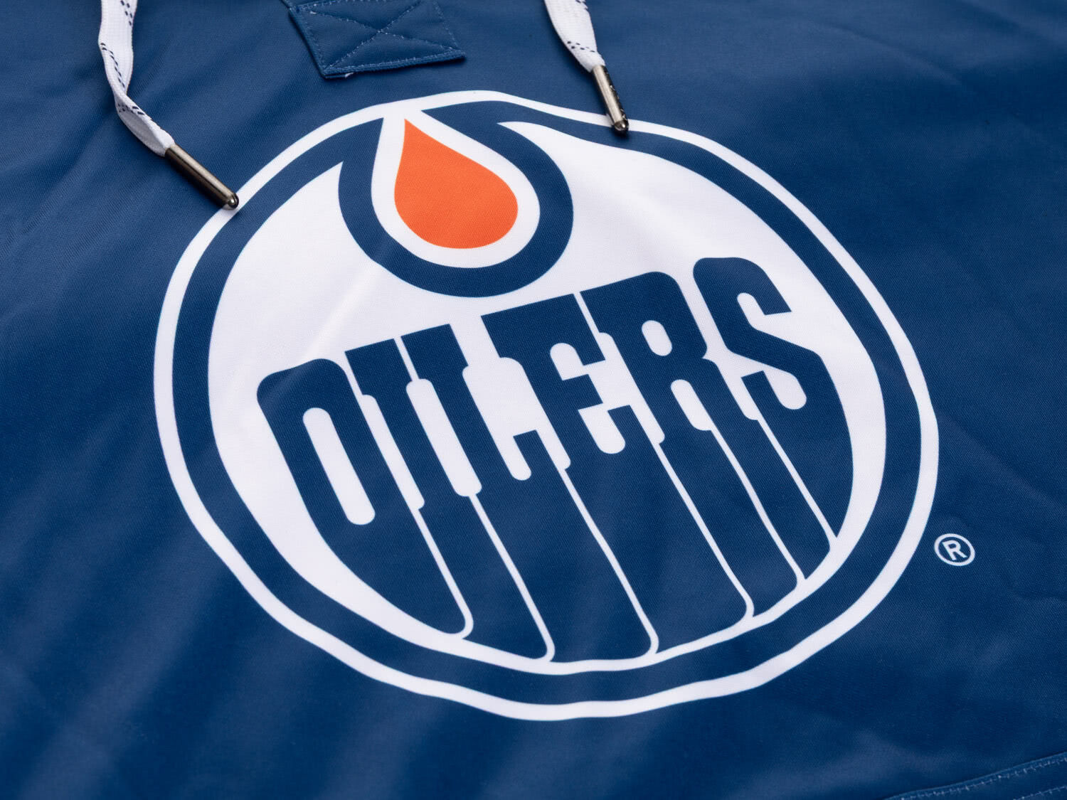 Edmonton Oilers Hockey Lace Hoodie - Shopthatapp.ca