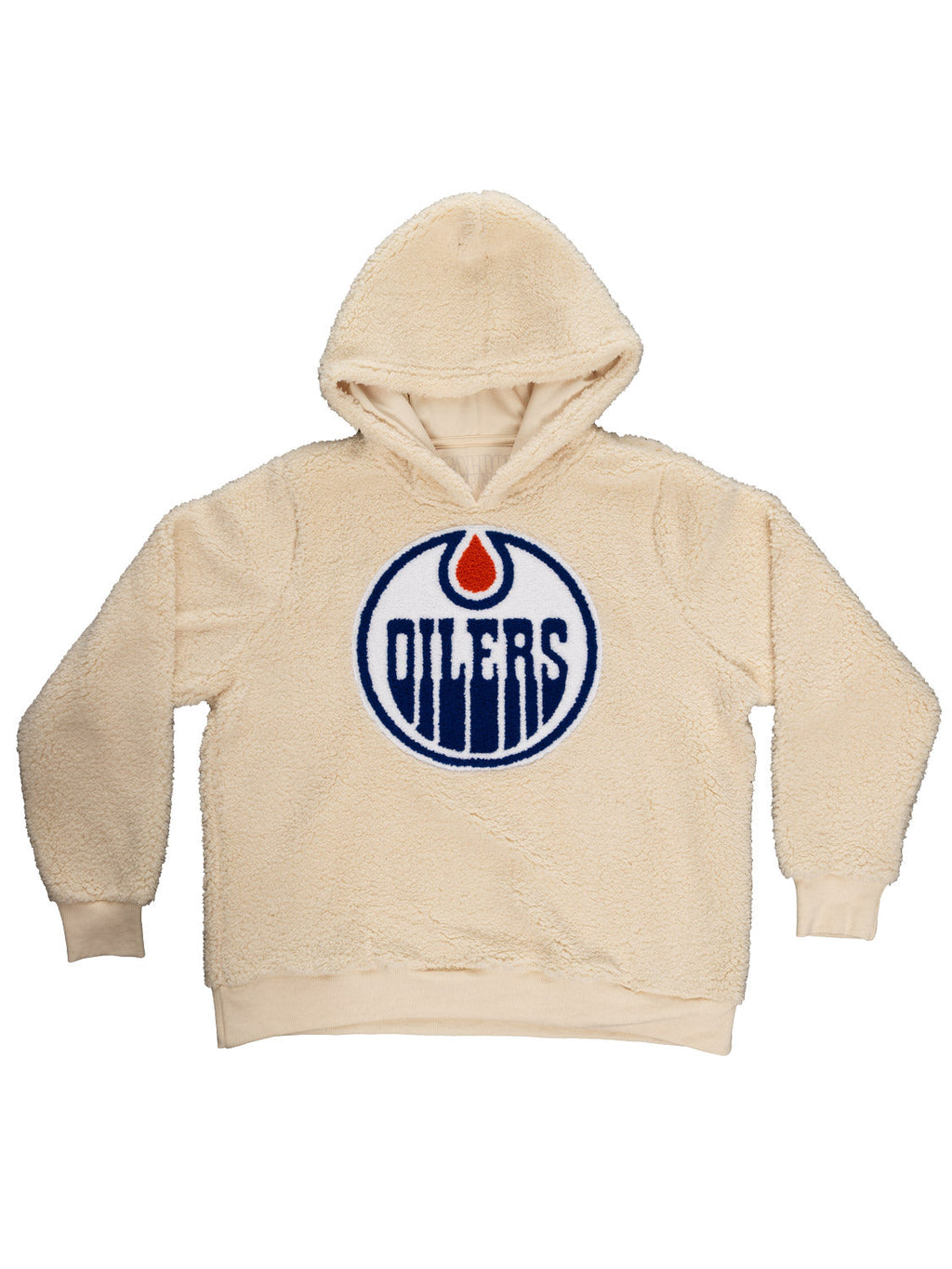 NHL Edmonton Oilers Ladies Sherpa Hoodie - Shopthatapp.ca