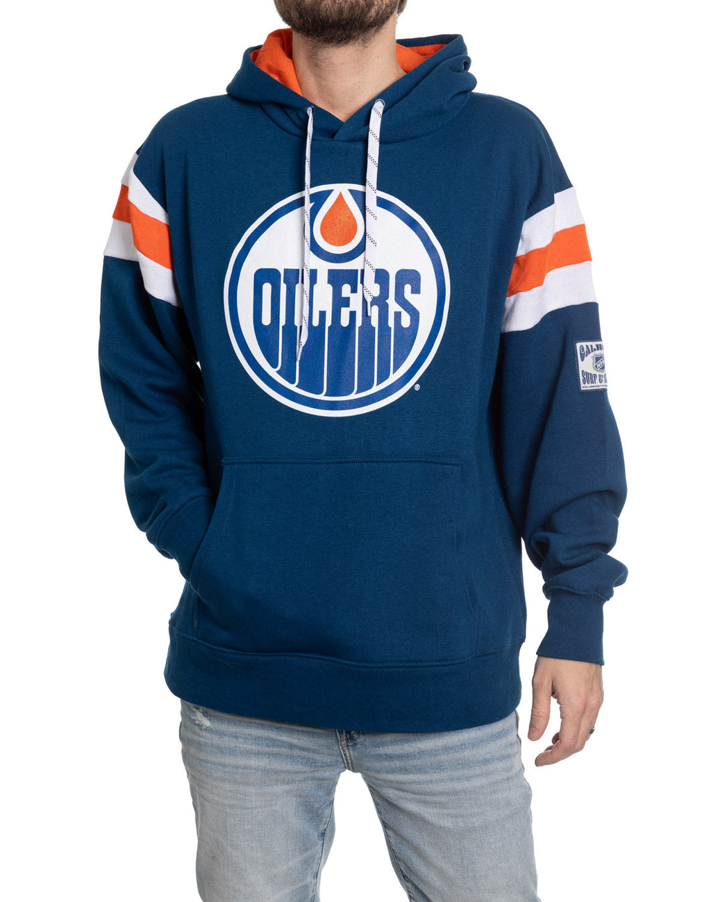 Edmonton Oilers Varsity Retro Style Hoodie - Shopthatapp.ca