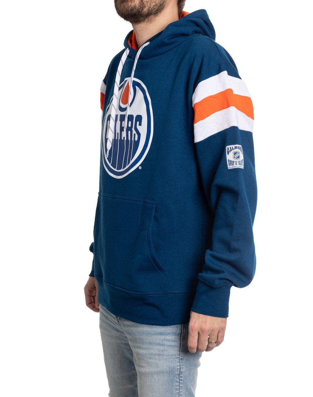Edmonton Oilers Varsity Retro Style Hoodie - Shopthatapp.ca