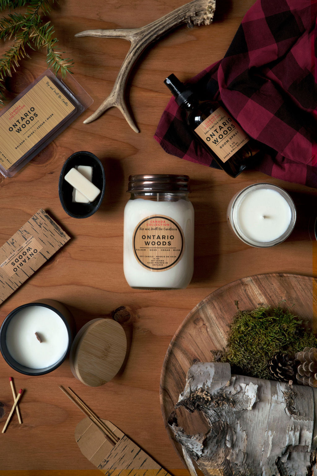 Ontario Woods Soy Candle - 14oz - Shopthatapp.ca