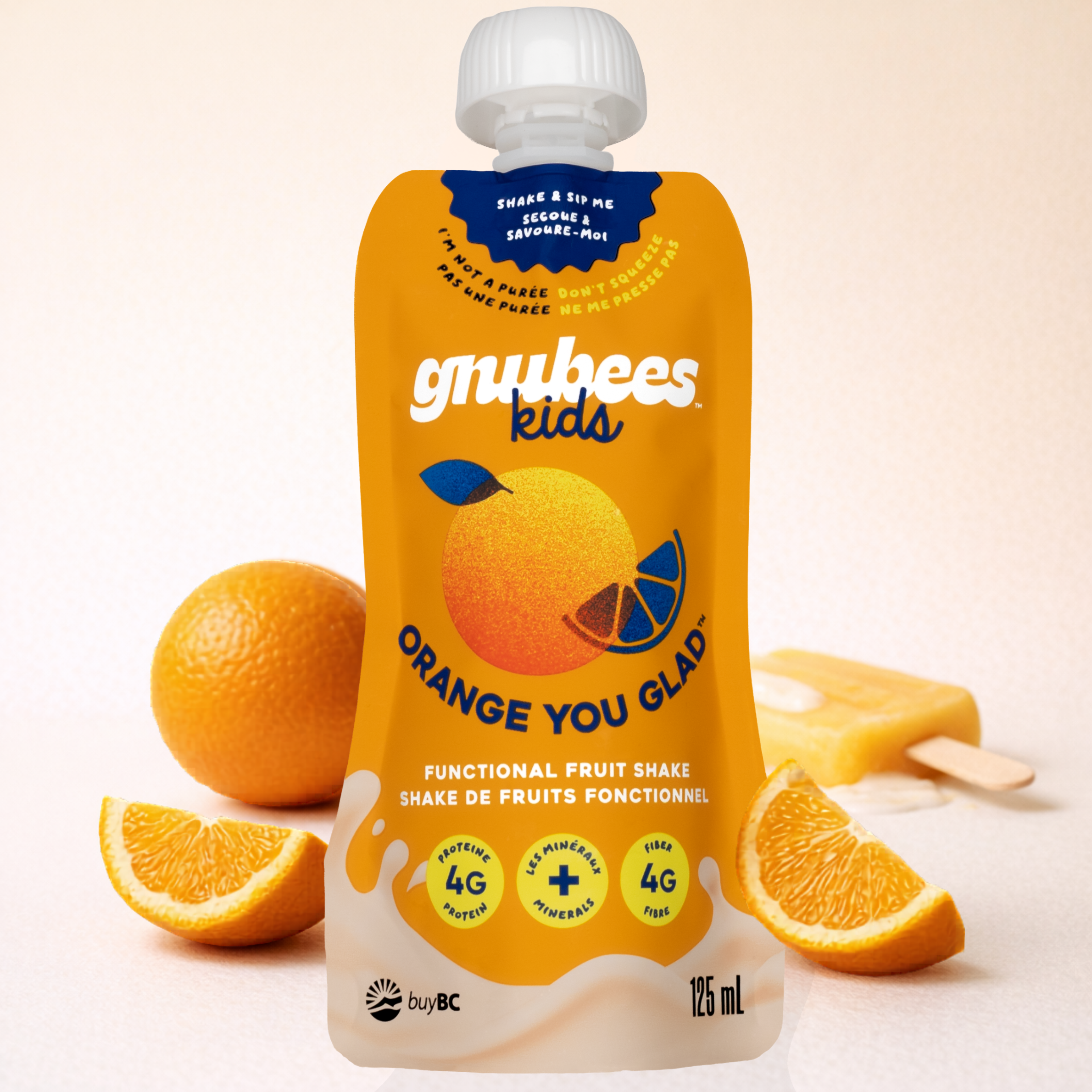 Gnubees Kids Rainbow Pack - Box with 12 pouches