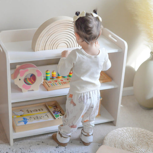BANANA - Montessori Shelf with Borders - Shopthatapp.ca