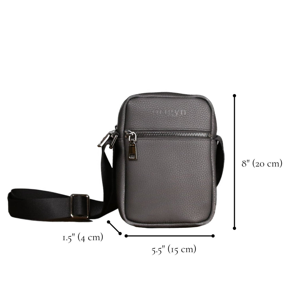Origyn 02 - Plant-Based Vegan Leather Cross-body Handbag - Made with Plastic-Free MIRUM® - Shopthatapp.ca