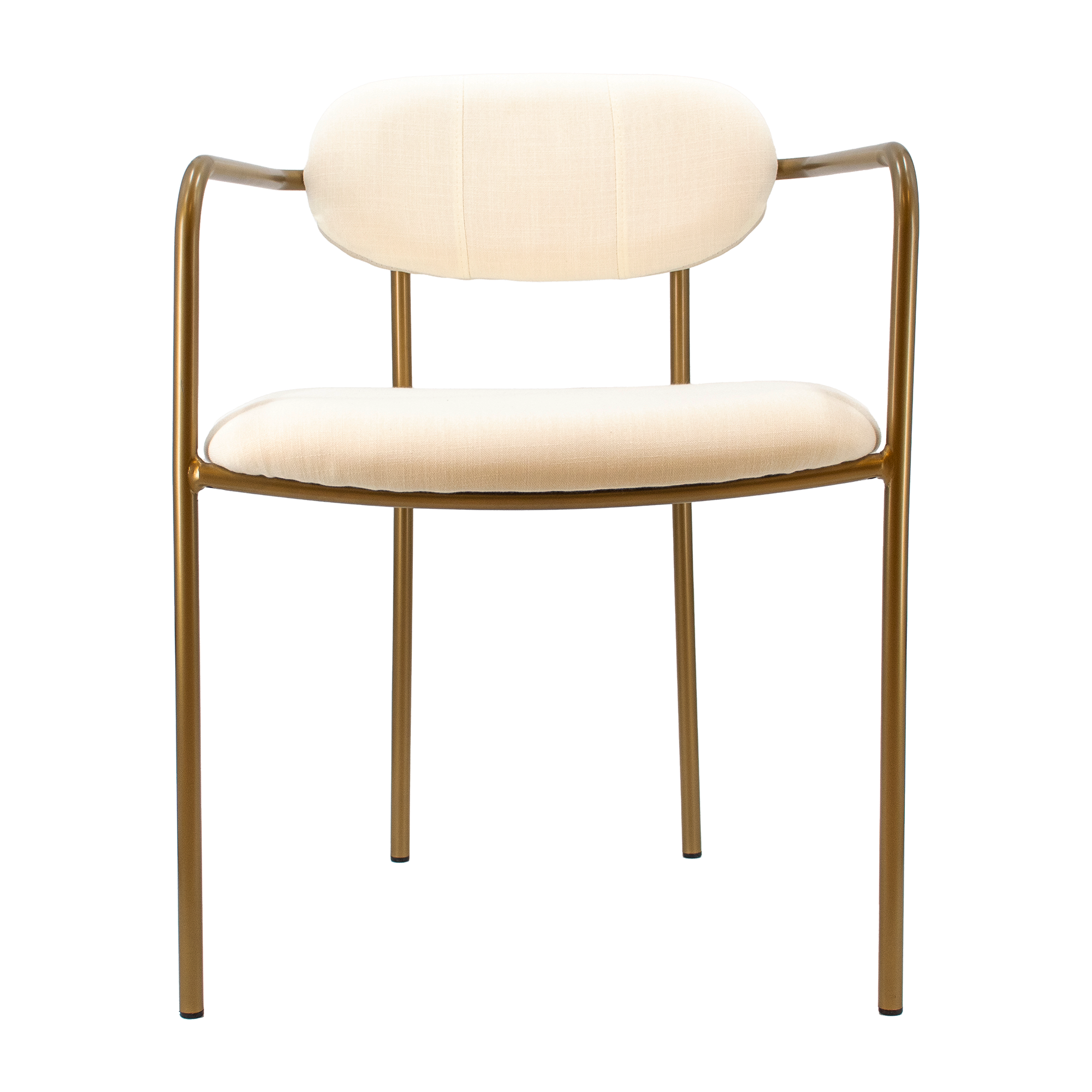 Archer Dining Chair - White/Gold - Www.Shopthatapp.ca