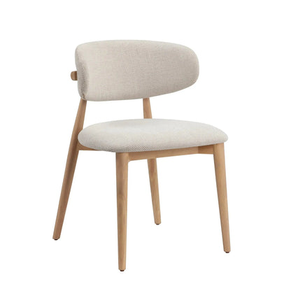 Nero Vogar dining chair by Hygge Design House featuring a sleek black frame and upholstered seat for modern dining rooms.